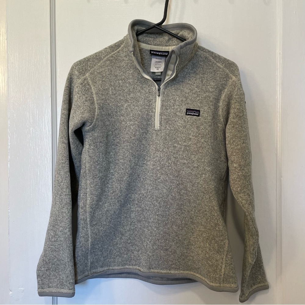 Patagonia Better Sweater® 1/4-Zip Pullover Natural Grey XSmall